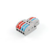 خرید ترمینال فشاری اهرمی ۲ به ۴ نوع lever type