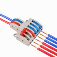 خرید ترمینال فشاری اهرمی ۲ به ۶ نوع lever type