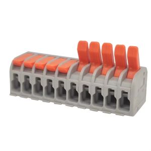 ترمینال فشاری اهرمی ۱۰ پین اتصال مشترک