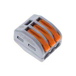 ترمینال فشاری اهرمی ۳ کانال اتصال مشترک