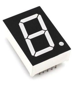 سون سگمنت ال ای دی تک رقمی آبی آند مشترک با ابعاد 24x34 میلی‌متر