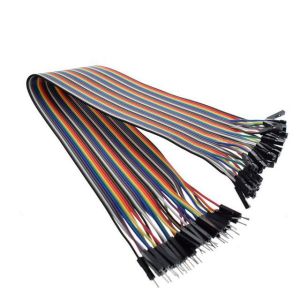 سیم بردبرد نر به ماده ۳۰ سانتی‌متر مناسب اتصال روی بردبرد