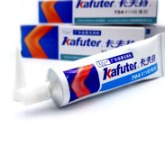 خرید چسب سیلیکون کافوتر 704 سفید مناسب عایق‌کاری و چسباندن قطعات الکترونیکی