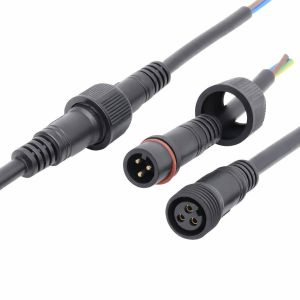 خرید کانکتور ضد آب سه پین نری و مادگی مناسب اتصال کابل