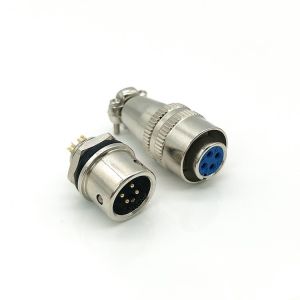 کانکتور فلزی XS10JK چهار پین نری و مادگی