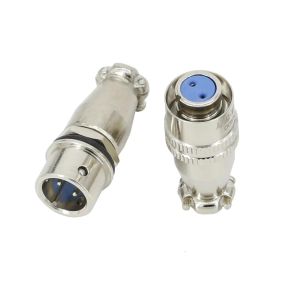 کانکتور فلزی XS10JK دو پین نری و مادگی