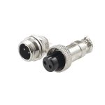 کانکتور فلزی نظامی GX12-2Pin
