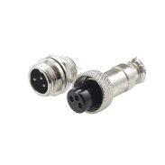 کانکتور فلزی نظامی GX12-3Pin