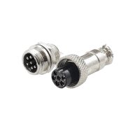 کانکتور فلزی نظامی GX12-6Pin