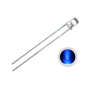 ال ای دی آبی شفاف ۳ میلی‌متر