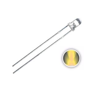 ال ای دی زرد شفاف ۳ میلی‌متر