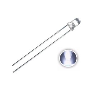 ال ای دی سفید شفاف ۳ میلی‌متر