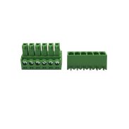 ترمینال فونیکس سبز 3.5 میلی‌متر، 6 پین، مناسب برای مدارهای الکترونیکی و پروژه‌های صنعتی