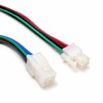 کانکتور ATX چهار پین نری و مادگی سیم‌دار مدل بین‌راهی